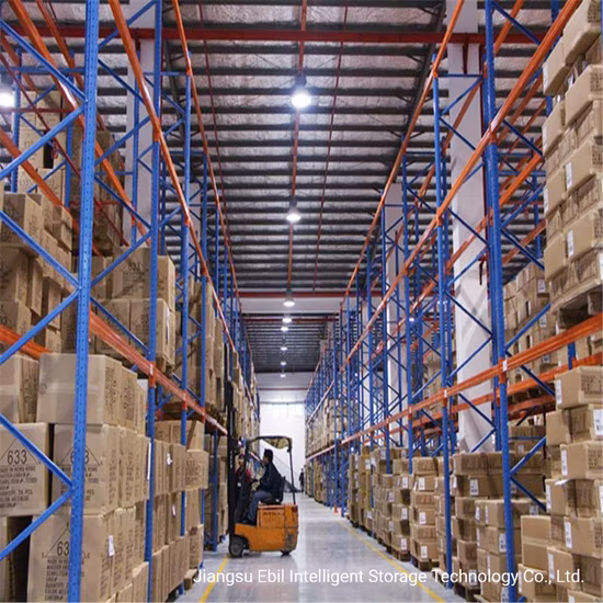 물류 장비 헤비 듀티 창고 보관 강철 Q235 팔레트 보관 랙 수직 및 빔 랙