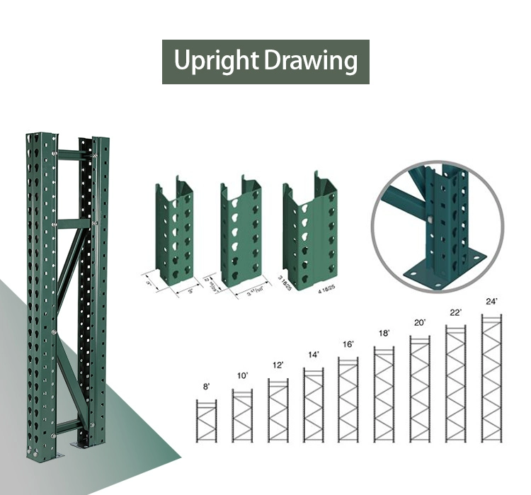 Heavy Duty Industrial Stable Metal Pallet Rack with Water Drop Hole